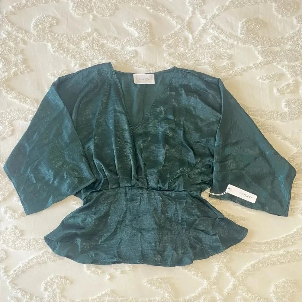 Six/Fifty Evergreen Blouse